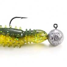 Saltwater Jig Head Hook Bass Freshwater Jigs Hook Lead Round Ball Fishing Jig Lead Tackle Sharp - D - View 3