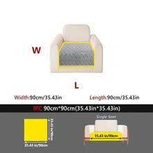 1pc Premium Bubble Fleece Sofa Cover, Comfortable Warm Anti-Slip Seat Cushion, All-Season Home Decor - Multicolor - View 23