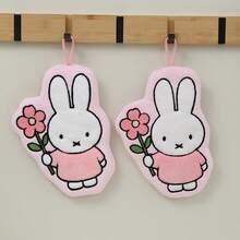 1pc Miffy Rabbit Hand Towel, Cute Hanging Kitchen Towel, Soft And Absorbent, Suitable As A Small Gift For Fans, Family And Friends - Multicolor - View 5