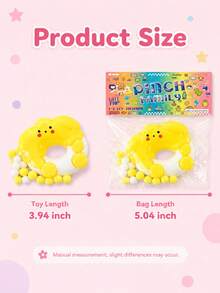 Cute Squeeze Family Donut Squishy Toy, Super Soft Slow Rebound Squeeze Toy, Cute Colorful Donut Shaped Stress Relief Ball, Portable Sensory Relief Toy, Suitable For Relieving Stress And Anxiety, Perfect For Students, Office Workers And Party Gifts Desk Toy - Multicolor - View 6
