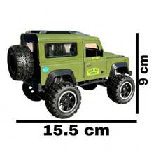 Off-Road Scale Model Toy Truck With Lights And Sound - Olive Green - View 6