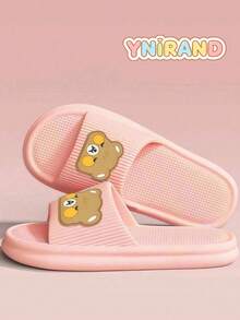 Summer Versatile INS Style Women's Home Slippers, Minimalist Fashion, Comfortable Lightweight Sole, Easy To Wear For Long Periods Without Fatigue, Easy To Clean, Essential Item For Home, Office, Bathroom And Other Places - Pink - View 2