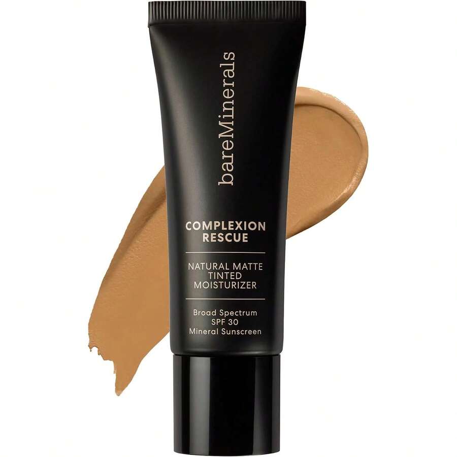 BareMinerals Complexion Rescue Tinted Moisturizer Mineral SPF 30 - Tinted Moisturizer For Face - Oil Free Hyaluronic Acid Cream Variant 1 - AN Spice 08 - View 1