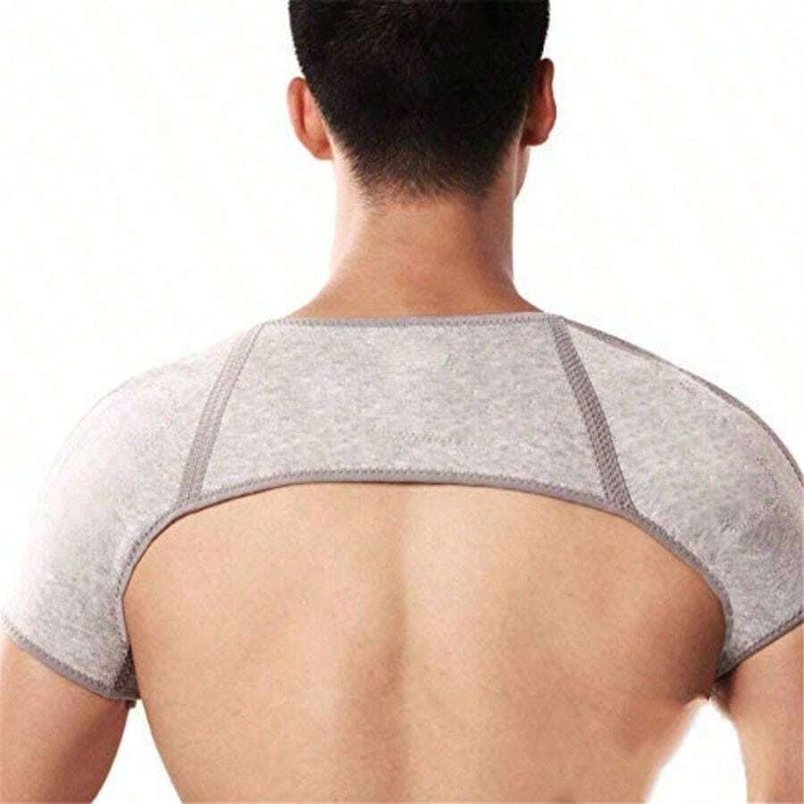 Adjustable Shoulder Straps With Ergonomic Design, Providing Comfortable And Stable Shoulder Support, Suitable For Sports And Fitness, Offering Protection For Both Left And Right Shoulders - Grey - View 1