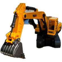 High-Quality 1:50 Scale Excavator Replica - Mustard Yellow - View 2