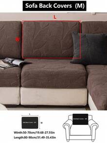 1 pezzo Coprisedia elastico antiscivolo con copertura completa, coprisedia universale per tutte le stagioni, coprisedia in tessuto ispessito, lavabile in lavatrice, antipolvere, antimacchia, decorazione per la casa, adatto agli animali domestici, copertura protettiva, decorazione fresca per la stanza, coprisedia regolabile per divani ad angolo, adatto per camera da letto, ufficio, soggiorno, divani combinati e a L, e coprisedia da 1234 posti - Caffè Marrone - Visualizzare 12