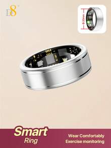 D8 Smart Ring Fitness Tracker, Unisex, Ringan, Tanpa Jahitan, Nyaman Dipakai, Smart Ring Kesehatan, Pemantauan Detak Jantung Real-Time 24 Jam, Pelacakan Siklus Tidur Nyenyak, Perekaman Berbagai Aktivitas Olahraga & Kebugaran, Tahan Air & Debu IP68 untuk Pemakaian Sehari-hari - View 14