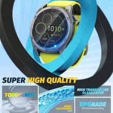 6PCS Tempered Glass Screen Protector Compatible With Fenix 8 Pro 7 7S 7X Pro 6 6S 6X Pro AMOLED Solar Compatible With Samsung Galaxy Watch Ultra 2025 Watch8 Classic Watch7 Watch6 Watch5 Pro Watch4 Glass Screen Protector Forerunner 965 955 945 245 255 45 55 Glass Cover Screen Film Anti-Scratch HD Clear Instinct 2X 3 Protective Glass Film - 6PCS - View 4