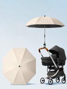 Payung Matahari Stroller UPF 50+ yang Dapat Diputar 360° dengan Pegangan Penjepit Lengan Fleksibel, Perlengkapan Pelindung Matahari Musim Panas untuk Stroller, Sepeda, Kursi Roda, Payung Pantai, Cocok untuk Berkemah, Memancing, Kursi Luar Ruangan - A - View 13