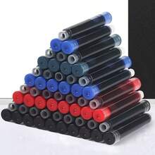 60 Ink Sacs 3.4 Mm Supplementary Ink Cartridges,Available In Black, Blue And Red Colors, Packed In Tubular Containers,Suitable For Replacing Pen Tips For Writing Purposes, Belonging To School Supplies - Ink Cartridges - View 11