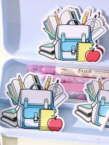 60/30/20/10 Back To School Greeting Cards And Backpack Candy Boxes, Backpack Greeting Cards, Envelopes, Back To School Gifts, Stationery, Perfect For Back To School Party, Back To School Party Decoration And Giveaways - View 2