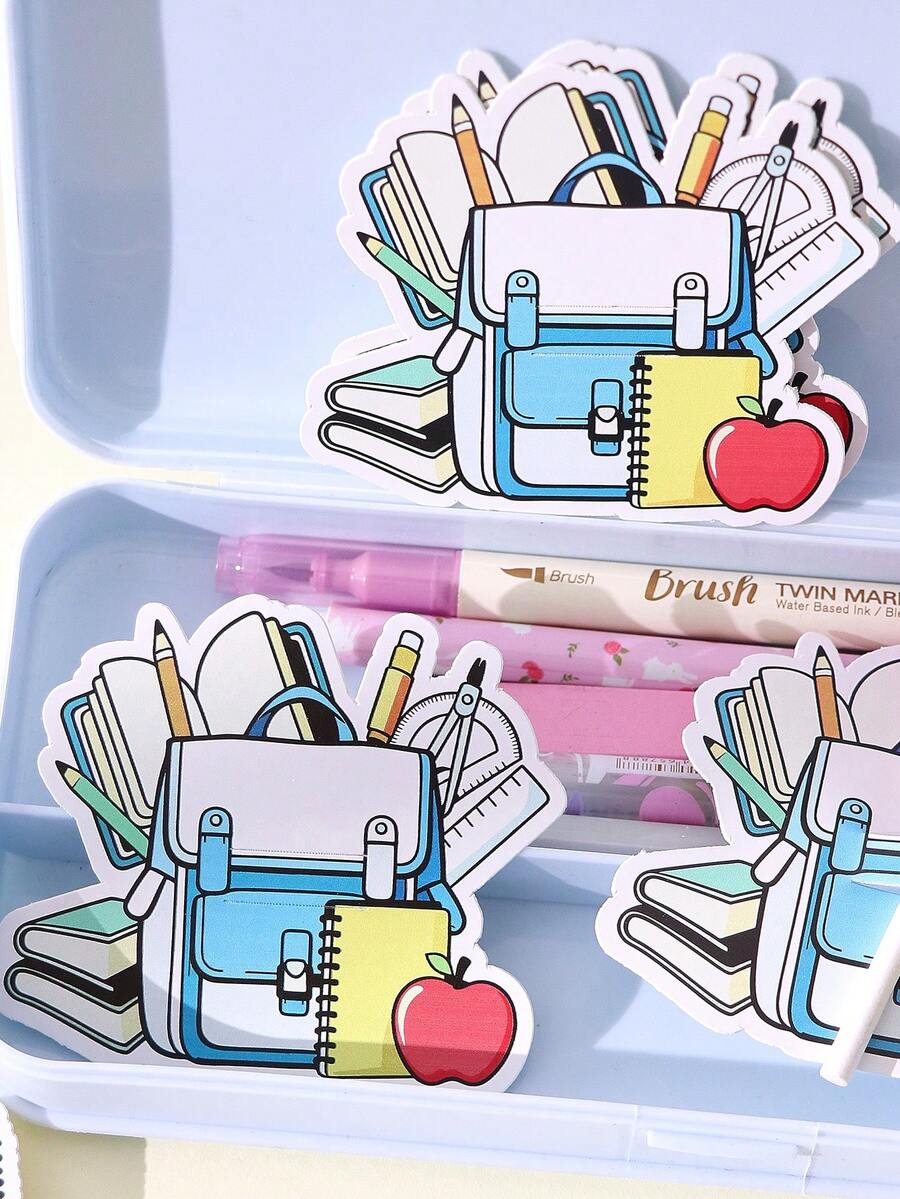 60/30/20/10 Back To School Greeting Cards And Backpack Candy Boxes, Backpack Greeting Cards, Envelopes, Back To School Gifts, Stationery, Perfect For Back To School Party, Back To School Party Decoration And Giveaways