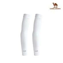 CAMEL CROWN Outdoor Sun Protection Arm Sleeves, UV Protection For Driving And Cycling, Ice Silk Sun Protection Arm Sleeves - White - View 9
