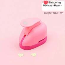 Heart-Shaped Lever Punch, Heart Hole, Suitable For Wedding, Cardstock, Gift Wrapping, Greeting Cards, School Supplies, Back To School Essentials - Multiple Styles - View 10