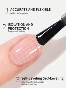 XEIJAYI 15ml No-Wipe Top Coat And Base Gel, Long-Lasting UV Soak-Off 2-In-1 Gel Nail Polish Functional Gel - View 4
