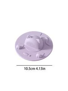 1pc Multifunctional Cat Cup Lid, Heat Resistant, Dust-Proof, Insect-Proof, Cute Silicone Coffee Cup Lid, Tea Cup Lid, Mug Lid - Multicolor - View 11