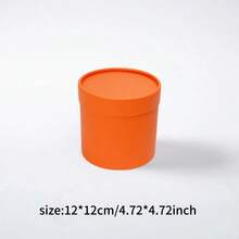 1 buah Ember Kecil Bulat Warna Solid untuk Rangkaian Bunga, Vas DIY, Kemasan, Kotak Kosong, Kotak Hadiah, Dekorasi Penting untuk Hari Raya - Silinder kecil - View 25
