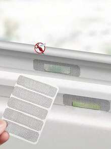 Self-Adhesive Screen Repair Patch, Suitable For Windows And Screen Doors - Quickly Repair Holes And Tears, Screen Repair Supplies | Transparent Mesh Patch Repair - A - View 2