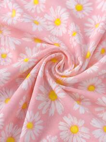 1pc Fresh Daisy Floral Series Fabric, Sewing Decorative Fabric DIY Patchwork Handmade Sewing Material, Pre-Cut Patchwork, Suitable For Quilting DIY And Beginners, Applicable For Handmade Sewing And Patchwork Decorative Material - Multicolor - View 19