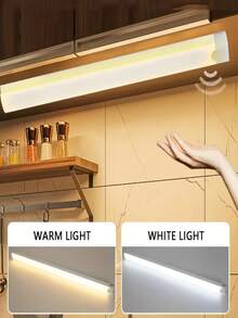 6入組感應式櫥櫃燈 LED感應小夜燈 衣櫥燈 USB充電感應燈,適用於臥室、廚房、浴室、衣櫥、書桌、櫥櫃、樓梯、走廊、居家房間與節慶裝飾 - 感應櫥櫃燈 - 查看 9