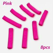8pcs Mountain Bike Brake Lever Protective Covers, Fixed Gear Bicycle Silicone Brake Handle Covers, Anti-Slip Handlebar Grips - Multicolor - View 11