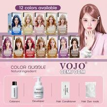 VOJO 植物泡泡染髮劑 60ml 溫和不傷髮染髮劑 - 咖啡棕 - 查看 5