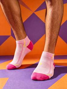 1/6/12 Pairs Sports Short Socks, Suitable For Daily Sports, Running Socks, Fitness Socks - Multicolor - View 4