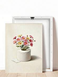 1pc Funny Mouse Holding Toilet Paper Art Print, Toilet Paper Flowers Print, Festival Gift, Suitable For Bedroom,Living Room, Bathroom,Wall Arts,Wall Decor,Home Decor,Room Decor, Canvas Wall Art, Posters, Wall Art With Frame, Optional Frame ﻿ ﻿ - 1PCS - View 21