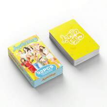 Hearts2Hearts Lemon Tang Summer Album, H2H Xinmei Beach Fresh Lomo Card Korean Girl Group Fan Gift Box, H2H Xinmei Lemon Candy Summer Sailor Outfit Photo Card + Planner Stickers, Double-Sided Collectible Cards Fan Support Gift - Multicolor - View 5