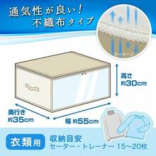 レック( 収納袋 (衣類用)/ダニ除け・防虫・抗カビ抗菌加工/幅55×奥行35×高さ30cm H00322 - 衣類用 - チェックする 7