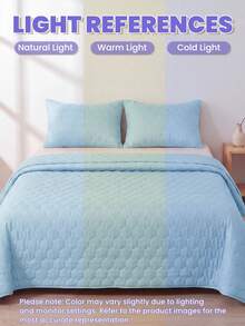 1 buah Selimut Pendingin, Perlengkapan Tempat Tidur Biru, Selimut AC, Dekorasi Kamar, Bernapas & Ringan, Sangat Lembut & Nyaman, Cocok Untuk Tempat Tidur Single/Double/Queen/King, Cocok Untuk Rumah Dan Asrama, Bantal Dan Sarung Bantal Tidak Termasuk, Dapat Dicuci Dengan Mesin - Biru - View 9