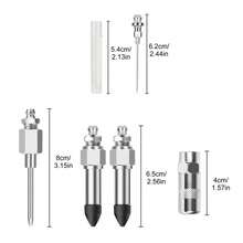 9Pcs Brand New Grease Gun Needle Nozzle Kit With Adapter Fitting Adapter Tool - A - 查看 3