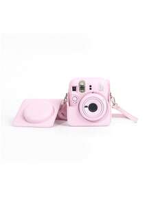 防刮相機保護殼，適用於 Fujifilm 相機 Mini 11/12，防摔相機收納 PU 皮革保護套袋，可調節相機裝飾，旅行、返校、郵輪、海灘必備配件 - 彩色 - 查看 19
