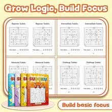 兒童數獨拼圖活動書，由淺入深的邏輯挑戰，單本練習冊，可選 3-6 歲 6-9 歲 9-12 歲 12+ - 數獨 - 25 - 查看 4