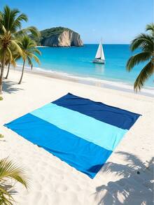 Extra Large Sandproof Beach Blanket, 4-7 Person Outdoor Picnic Mat, Lightweight Portable Quick Dry Sandproof Family Camping Hiking Blanket, Compact Foldable, Summer Essential - Multicolor - View 4