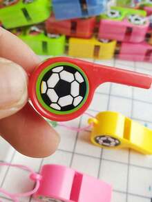Soccer Whistles With Lanyard, 24PC Mixed Color Sports Party Favors For Kids Birthday, Referee Cheer Props - Whistle - View 7
