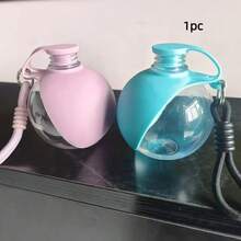 1/2件裝 2合1便攜寵物水壺附可折疊水碗，圓形防漏設計，含掛繩與掛鉤，適合戶外旅行 - 彩色 - 查看 11