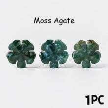 1件 水晶綠色風信子四葉草雕刻水晶工藝品 家居裝飾品 母親節 情人節 聖帕特里克節 節日禮物 - 東陵玉四葉草 - 查看 20