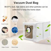 25 Pcs Replacement Accessories Kit Compatible With Xiaomi Robot Vacuum 5, 5 Pro, Spare Parts, Include 2 Mian Brush, 6 Side Brushes, 4 Filters, 6 Mop Pads, 6 Dust Bags And 1 Cleaning Tool - 5 Pro - View 6