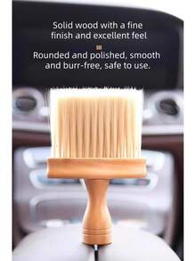 1/2pcs Dusting Tool, Window Sill Groove Gap Brush, Window Track Dust Removal, Household Cleaning Soft Bristle Brush - Yellow - View 4