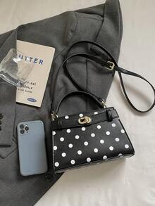 Women's Mini Fashion Versatile Colorblock Casual Handbag - Black - View 8