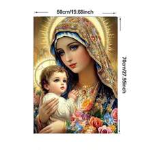1盒1000片拼圖 50*70公分/19.7*27.6英吋--成人大尺寸拼圖禮物 DIY手工趣味,適合居家客廳辦公室裝飾 無框,聖誕節萬聖節母親節新年復活節禮物 - 彩色 - 查看 4