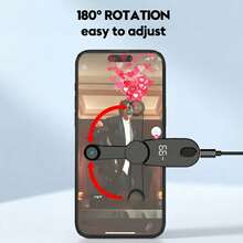 Auto Clicker For Smartphones, Automatic Fast Clicking Device For Phone Screens, Rapid Finger Simulation Continuous Auto Clicking, Suitable For Games, Live Stream Likes, Unlimited Live Stream Clicks - Black - View 5