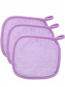 Slouchy Person Water-Free Flannel Makeup Removal Towel, 7 Colors, Thickened With Hanging Hook, Face Cleansing And Makeup Removal Cloth - Multicolor - View 12