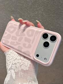 時尚粉色豹紋手機殼，適用於 iPhone 18 Pro Max/18 Pro/18/17 Pro Max/17 Pro/17 Air/17/16/16 Pro Max/16 Plus/16 Pro/16E/15/15 Pro Max/15 Pro/15 Plus/11/12/13/14 Pro Max/12 Pro/12 Pro Max/13 Pro/13 Pro Max/14 Pro/14 Pro Max，軟殼 - [粉紅色]豹紋 - 查看 3