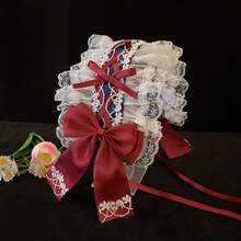 1 件女士可爱发带，带多色蝴蝶结装饰，适合日常佩戴（带后夹固定）万圣节情人节 - 彩色 - 查看 57