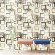 1 Roll Classic Plaid Tree Pattern Easy Tear Wallpaper, Suitable For Kitchen, Bedroom, Bathroom Home And Commercial Decor Wall Sticker, High Weight Vinyl Self-Adhesive Wallpaper - Multicolor - View 10