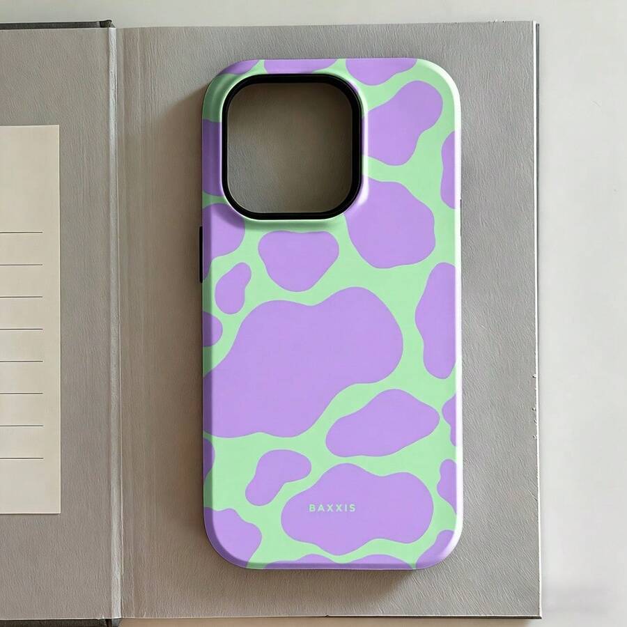Phone Case - Retro American Letter Graphic Phone Case, Suitable For Apple  17/17Air/16/15/14/13/12/11/7/8/Plus/Pro/Promax/Mini/Xmax XR X/XS All-Inclusive Phone Cover, With Bright And Realistic Pattern Phone Case - White - View 1
