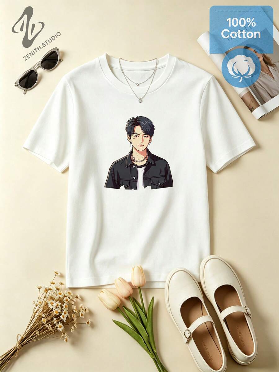Women T-Shirts - 白色 - 查看 1