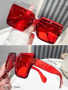 8 Pairs Fashion Y2K Oversized Glasses For Men And Women, Suitable For Beach And Travel, Retro Cat Eye Frames, Perfect For Outings And Back To School Season - Multicolor - View 3